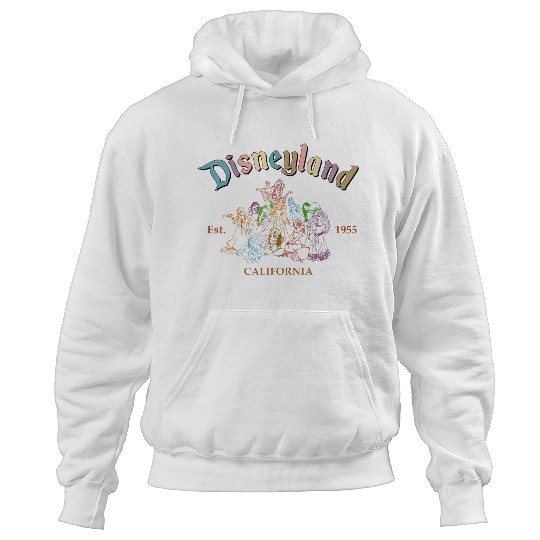 Disneyland Princess Hoodies, Vintage Disney Princess EST 1955