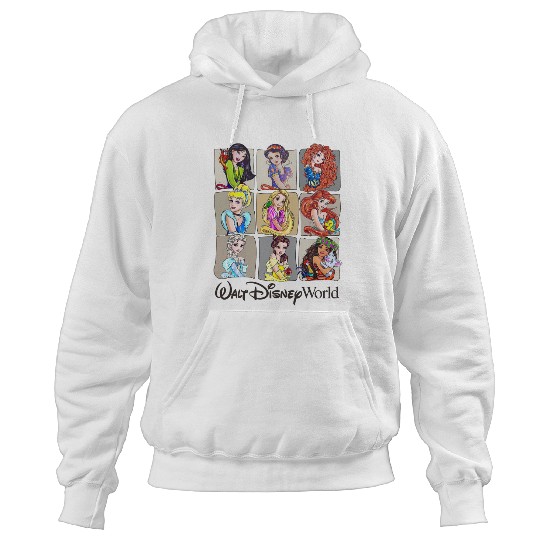 Disney Princess Hoodies, Retro Princess Hoodies