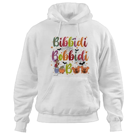 Bibbidi Bobbidi Boo Halloween Hoodies, Jaq And Gus Halloween Hoodies, Disney Cinderrella
