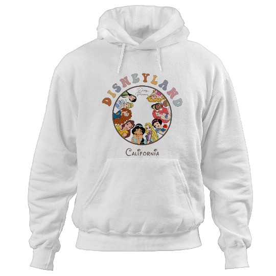 Disneyland California Vintage Hoodies, Disney Princess  Hoodies