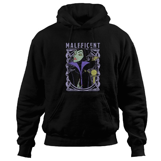 Disney Sleeping Beauty Maleficent Old School Pos Hoodies