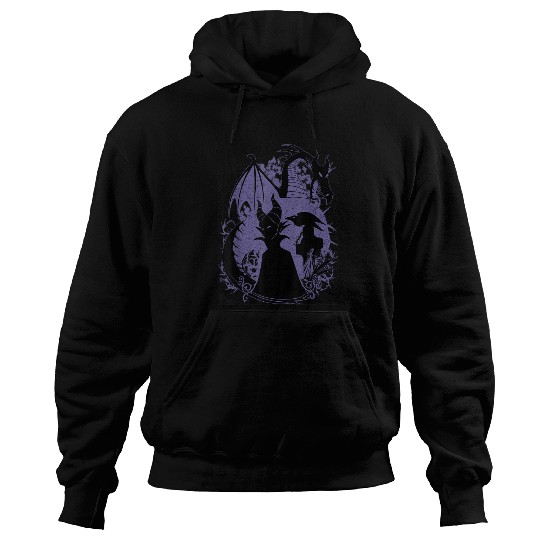 Disney Sleeping Beauty Maleficent Dragon Silhoue Hoodies