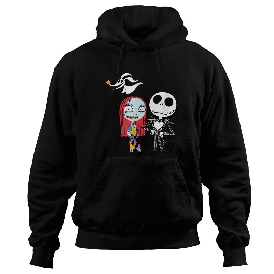 Disney Nightmare Before Christmas Jack and Sally Hoodies