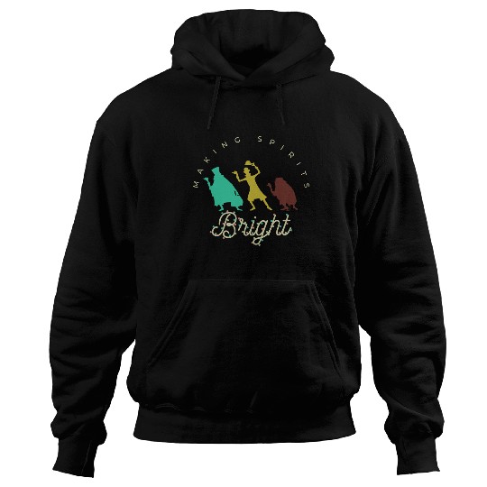 Making Spirits Bright Disney Christmas Hoodies, Haunted Mansion