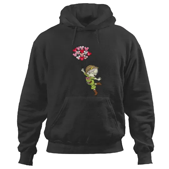 Carl And Ellie Valentine_s Day, Up Balloons Disney Valentine Hoodies