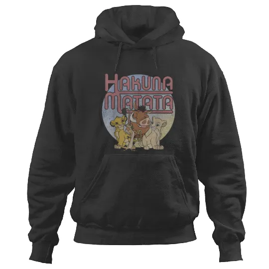 Disney Lion King Retro Hakuna Matata Simba And Friends Hoodies