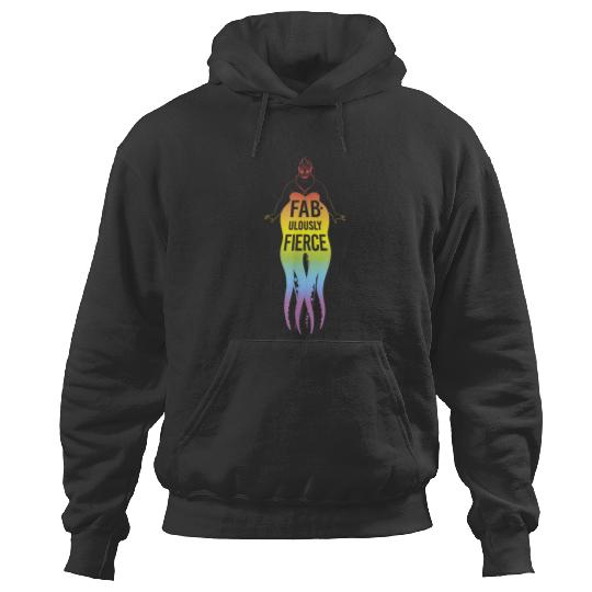 Disney Villains Ursula Rainbow Fabulously Fierce Hoodies