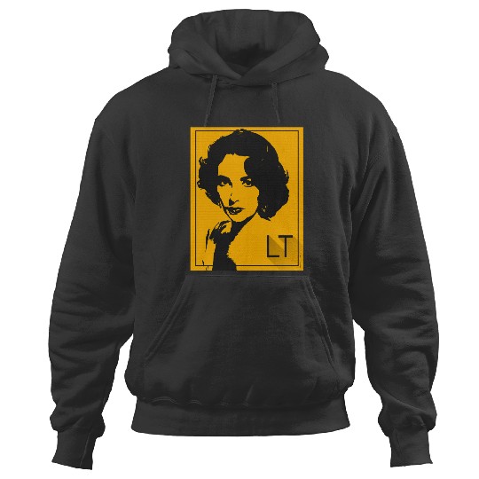 Discover liz Taylor portrait yellow pop Hoodies