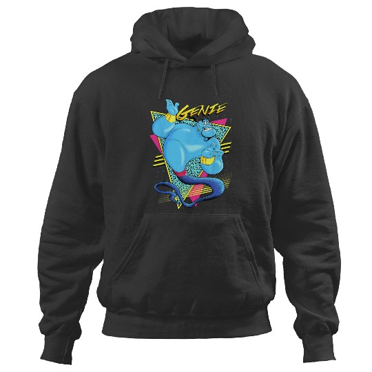 Disney Aladdin Genie Retro Abstract Portrait Logo Hoodies