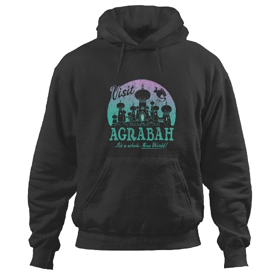 Disney Aladdin Visit Agrabah It's A Whole New World Gradient Hoodies