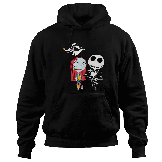 Disneyss Nightmare Before Christmas Dark Jack Sally Hoodies