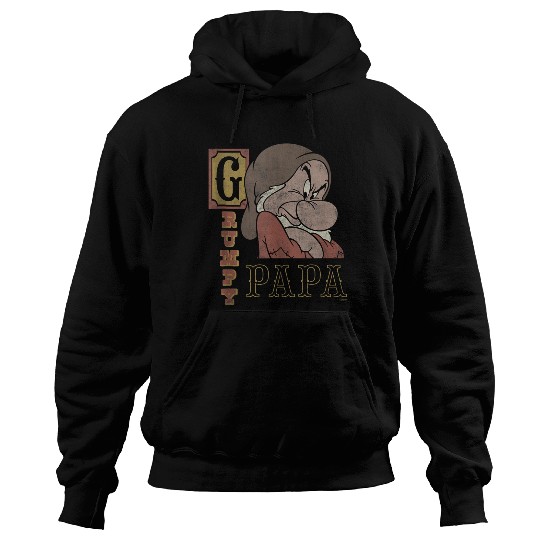 Disneyss Snow White And The Seven Dwarfs Grumpy Papa Hoodies