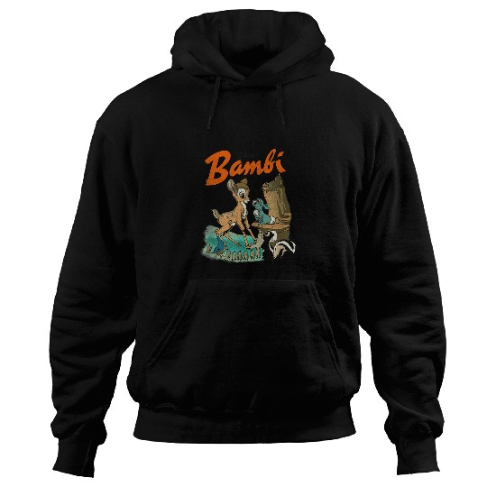 Disney Bambi  Group Poster Hoodies