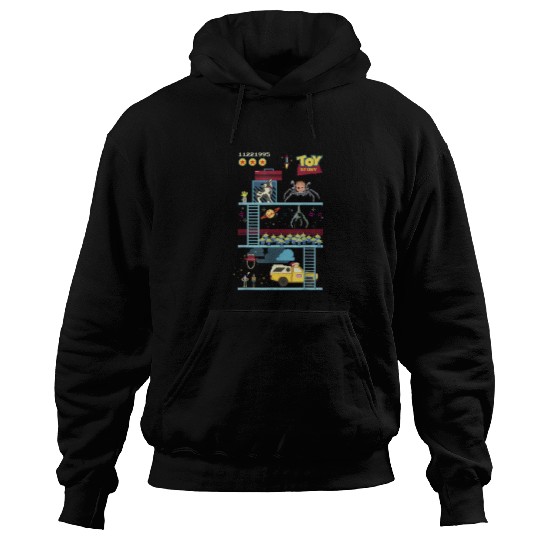 Disney  Toy Story 8-Bit Video Game Scene Hoodies