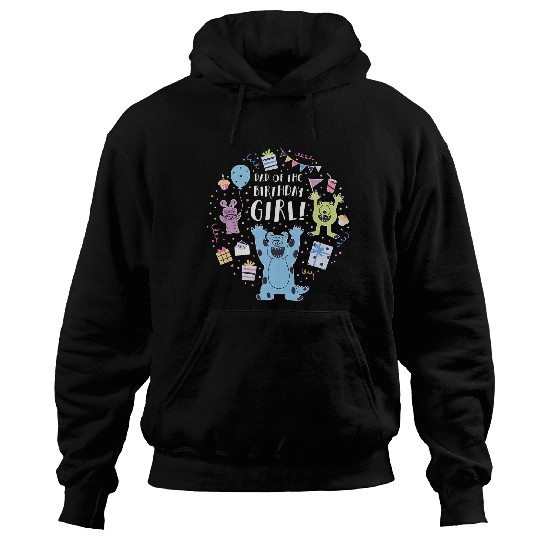 Disney and Pixars Monsters Inc. Dad of the Birthday Girl Hoodies