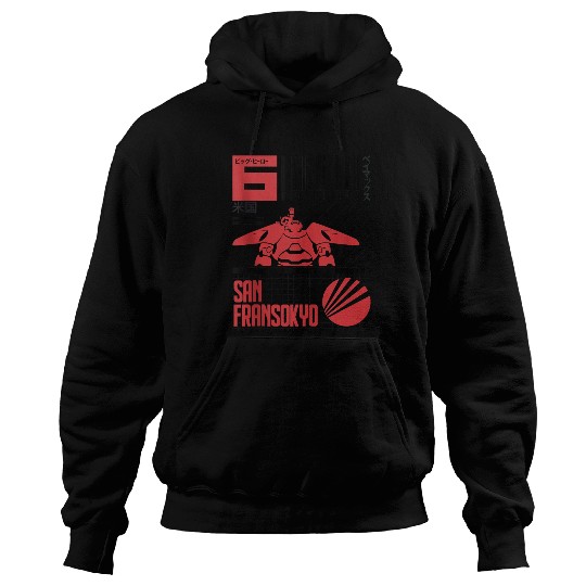 Disneyss Big Hero 6 San Fransokyo Bar Code Poster Hoodies