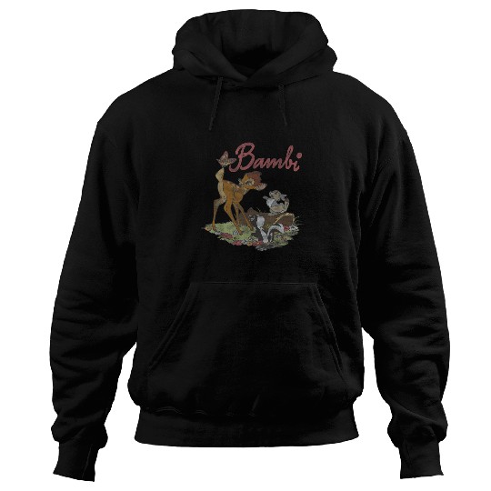 Disney Bambi Group Shot Logo Hoodies