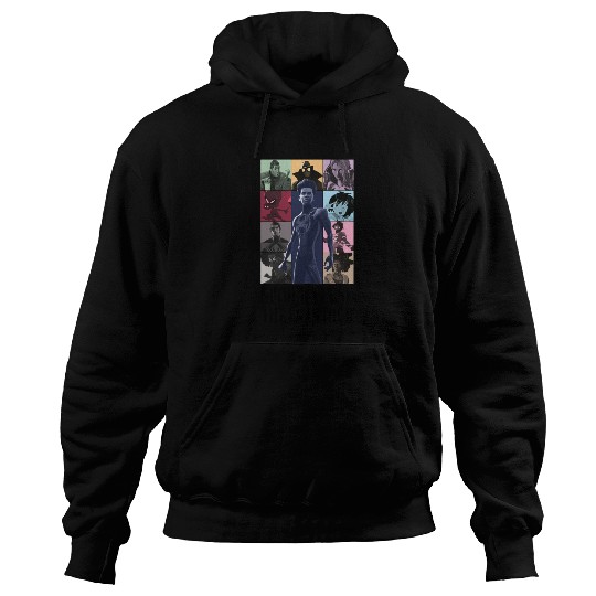 SpiderVerse Eras Tour with title Hoodies