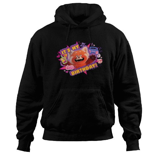 Disneyss And Pixarss Turning Red Its My Birthday Panda Mei Hoodies
