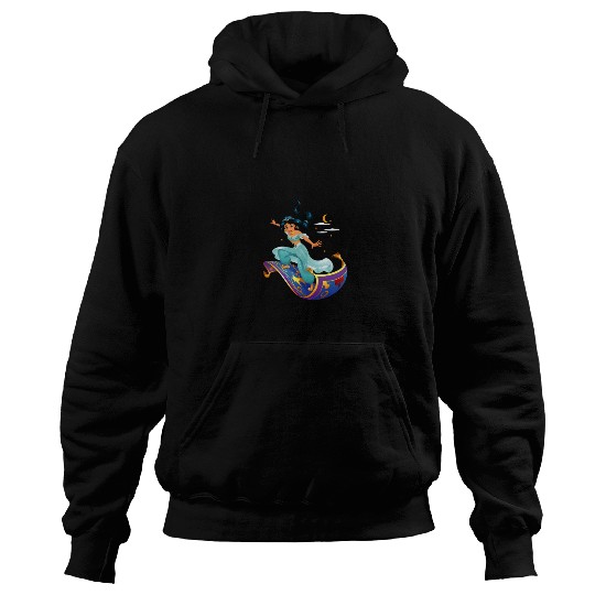 Disneyss Aladdin Princess Jasmine Magic Carpet Pose Hoodies