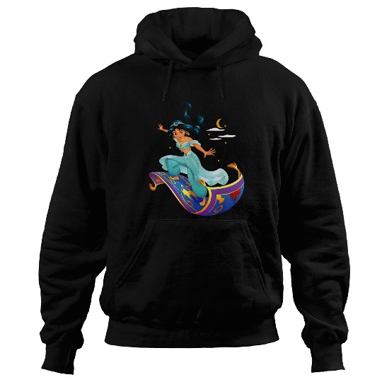 Disneyss Aladdin Princess Jasmine Magic Carpet Pose Hoodies