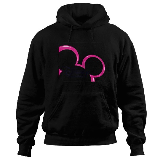 Disney Channel  Mickey Mouse Pink 2000s Logo Hoodies