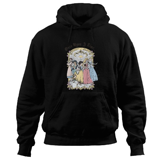 Disney Princess Once Upon A Time  Cartoon Raglan Baseball Tee Hoodies