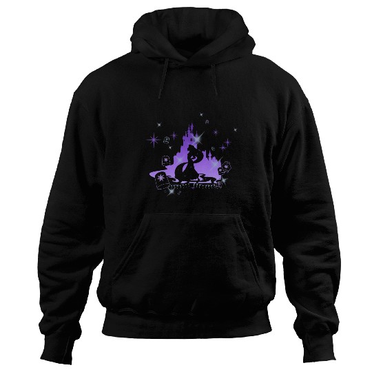 Disney Tangled Rapunzel Silhouette Portrait Graphic Hoodies
