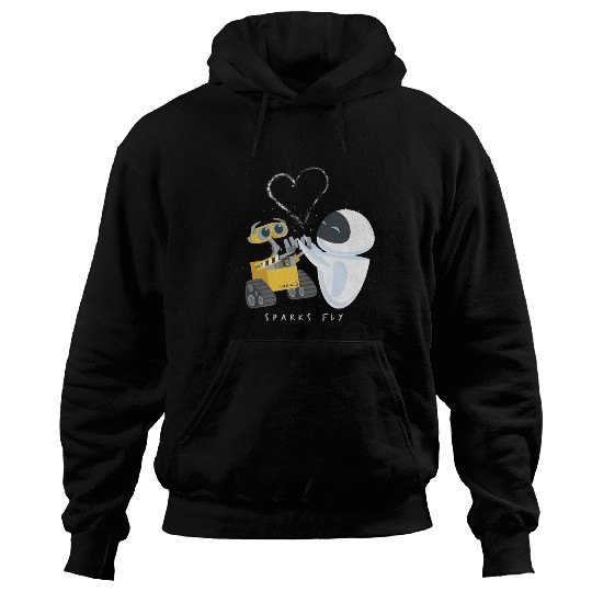 Disney Pixar Wall-E Eve Heart Sparks Fly Hoodies