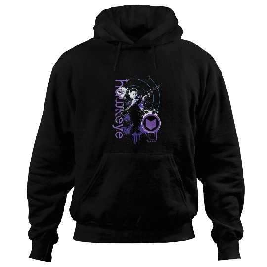 Marvel Hawkeye Disney Plus Target Paint Splatter Hoodies