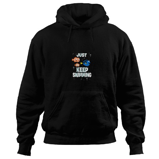 Disneyss Pixars Finding Dory Just Keep Swimming Group shots Hoodies