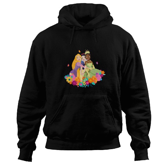 Disney Princess Rapunzel Snow White Tiana Spring Easter Eggs Hoodies