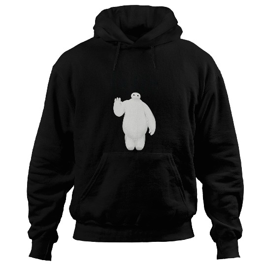 Disney Big Hero 6 Baymax Hello Wave Graphic Hoodies