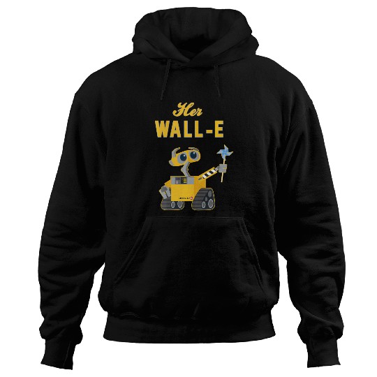 Disney Pixar Wall-E Her Wall-E Couples Hoodies