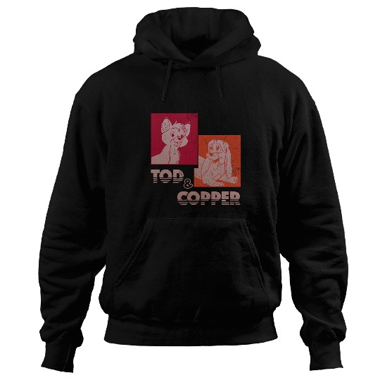 Disney The Fox and The Houndss Tod Copper Retro Hoodies
