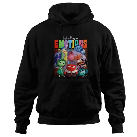 Disneys Pixar Inside Out 2 Feel All Your Emotions Hoodies
