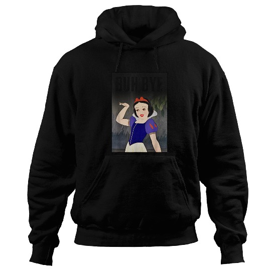 Disneyss Snow White Buh Bye Poster Graphic Hoodies