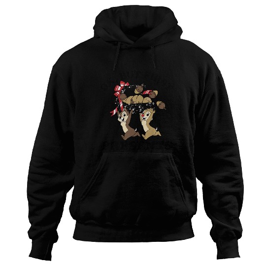 Disneys Christmas Chip Dale Ok But First Presents Hoodies