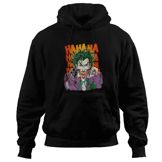 Vintage 1989 Batman Joker Hoodies Black Size M 80s Style Made In USA