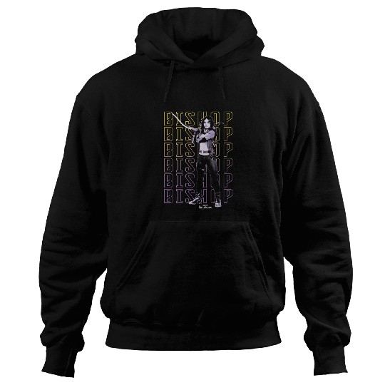 Marvel Hawkeye Disney Plus Bishop Text Stack Pos Hoodies