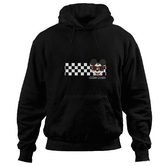 Disney Mickey And Friends Mickey Mouse Checkerboard Stripe Hoodies