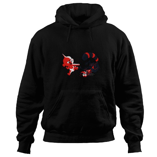 Disney Pixar Incredibles Angry Jack-Jack Vs. Racoon Hoodies