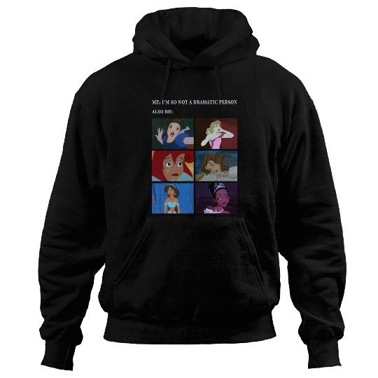 Disney Princess Not Dramatic Meme Panel Hoodies