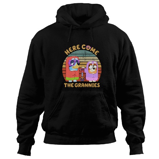BlueyDad Here Come the Grannies Shirt  Janet And Rita Shirt BlueyDad Family Shirt Hoodies