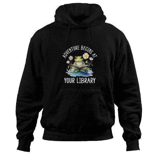 Adventure Begins At Your Library Summer Reading Program 2024 3 Hoodies