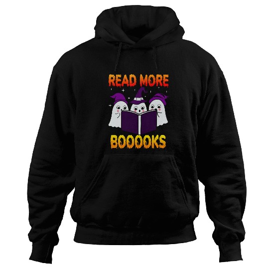 Cute ghosts Read More Booooks Teacher Book Library Halloween Hoodies