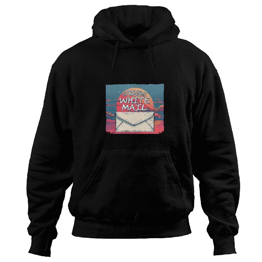 Straight White Mail Postal Worker 1 Hoodies