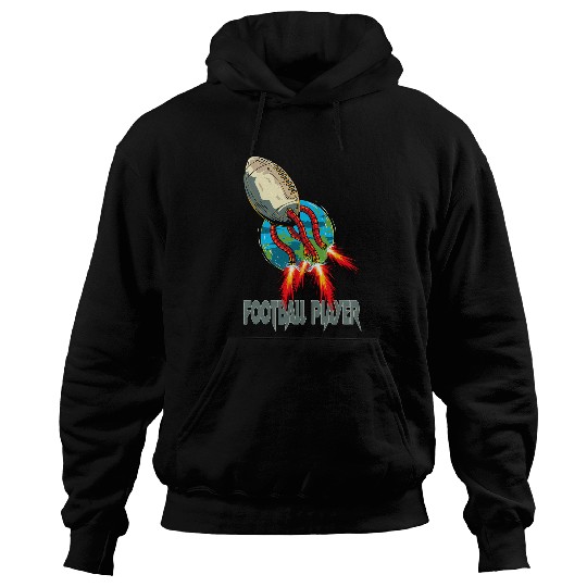 Discover 1 Football Player Football Rugby Men Women Kids Hoodies