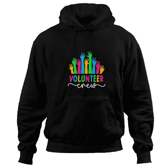 Volunteer Crew Voluntary Worker Squad Volunteering Hoodies