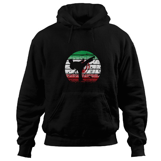 Iran Karate Team Flag Hoodies